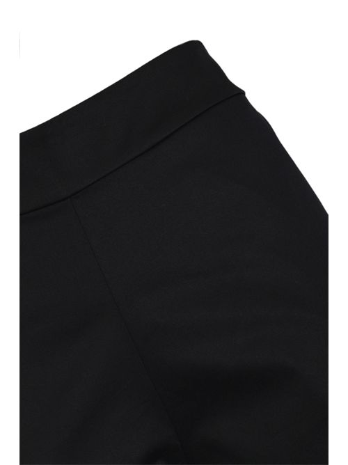 Pantalone Garconne in heavy popeline di cotone Nero Alpha studio | AD-6501Q2002